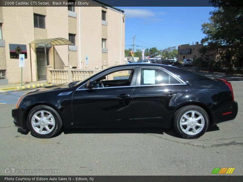 Black Raven / Ebony 2008 Cadillac CTS Sedan
