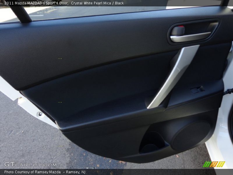 Crystal White Pearl Mica / Black 2011 Mazda MAZDA3 s Sport 4 Door