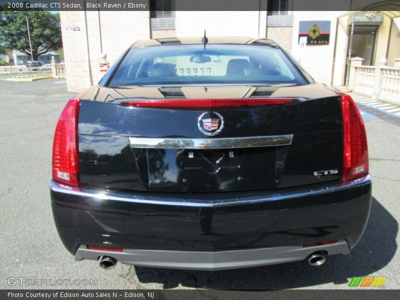 Black Raven / Ebony 2008 Cadillac CTS Sedan