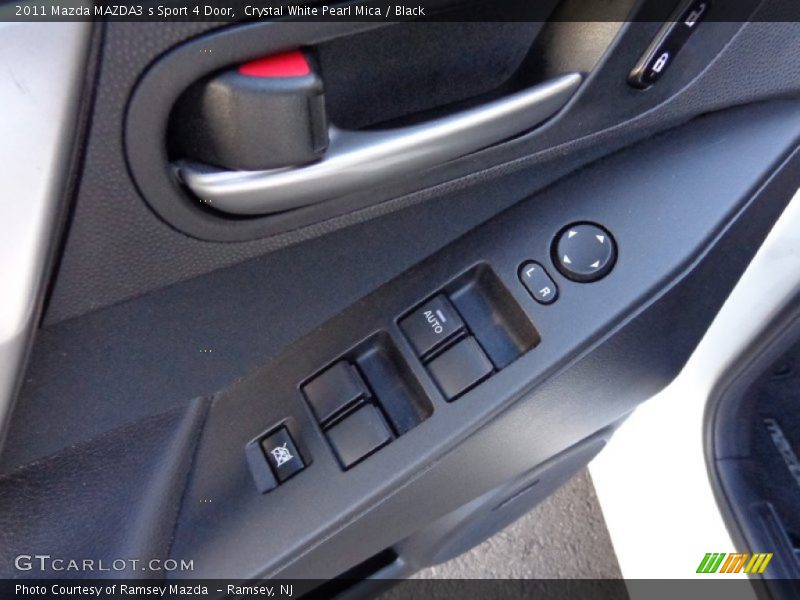 Crystal White Pearl Mica / Black 2011 Mazda MAZDA3 s Sport 4 Door