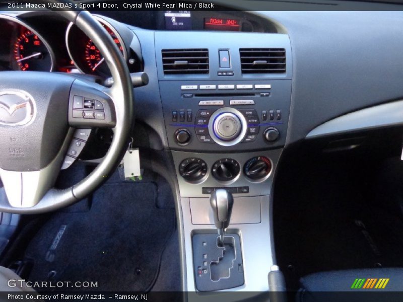Crystal White Pearl Mica / Black 2011 Mazda MAZDA3 s Sport 4 Door