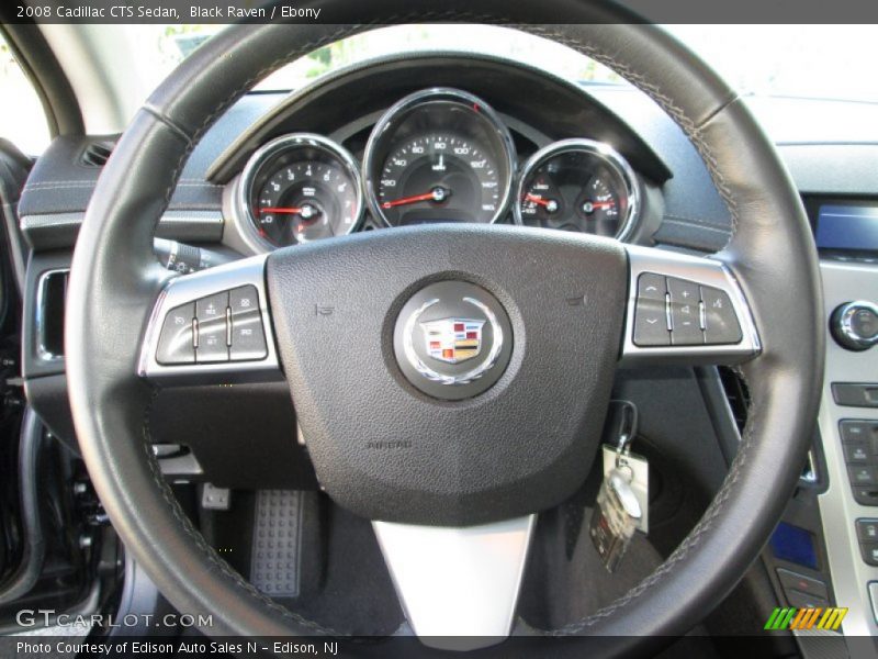 Black Raven / Ebony 2008 Cadillac CTS Sedan