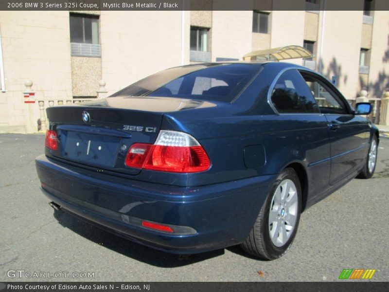 Mystic Blue Metallic / Black 2006 BMW 3 Series 325i Coupe