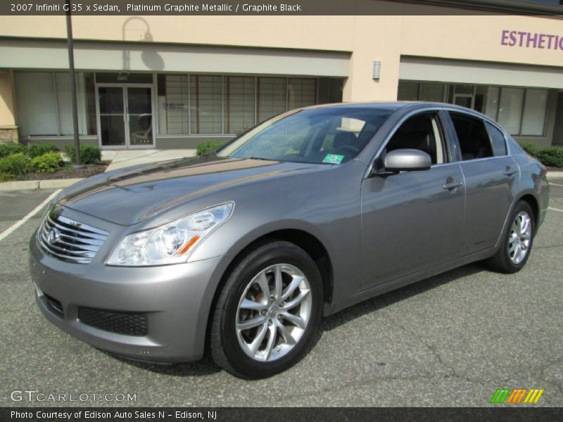 Platinum Graphite Metallic / Graphite Black 2007 Infiniti G 35 x Sedan
