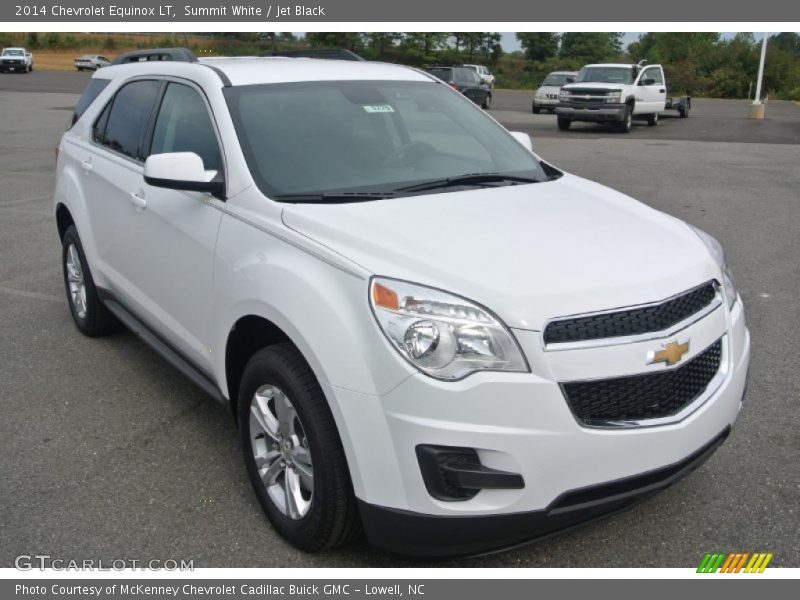 Summit White / Jet Black 2014 Chevrolet Equinox LT