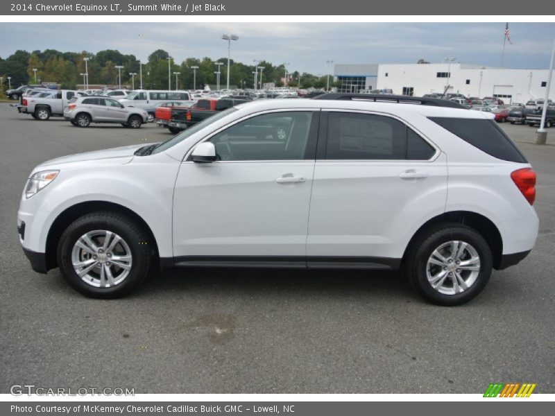 Summit White / Jet Black 2014 Chevrolet Equinox LT