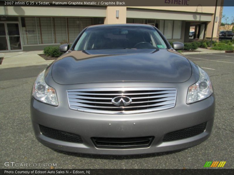 Platinum Graphite Metallic / Graphite Black 2007 Infiniti G 35 x Sedan
