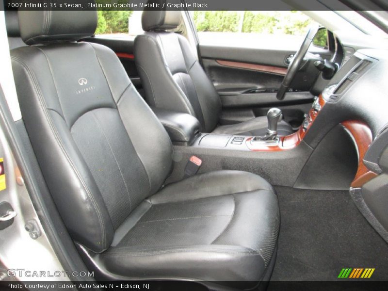 Platinum Graphite Metallic / Graphite Black 2007 Infiniti G 35 x Sedan
