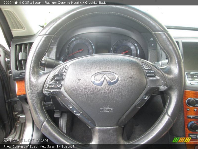 Platinum Graphite Metallic / Graphite Black 2007 Infiniti G 35 x Sedan