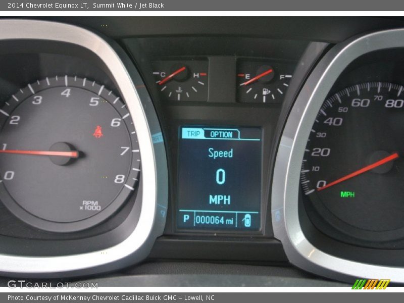 Summit White / Jet Black 2014 Chevrolet Equinox LT