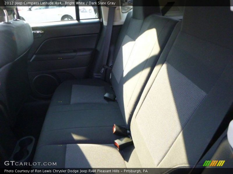 Bright White / Dark Slate Gray 2012 Jeep Compass Latitude 4x4