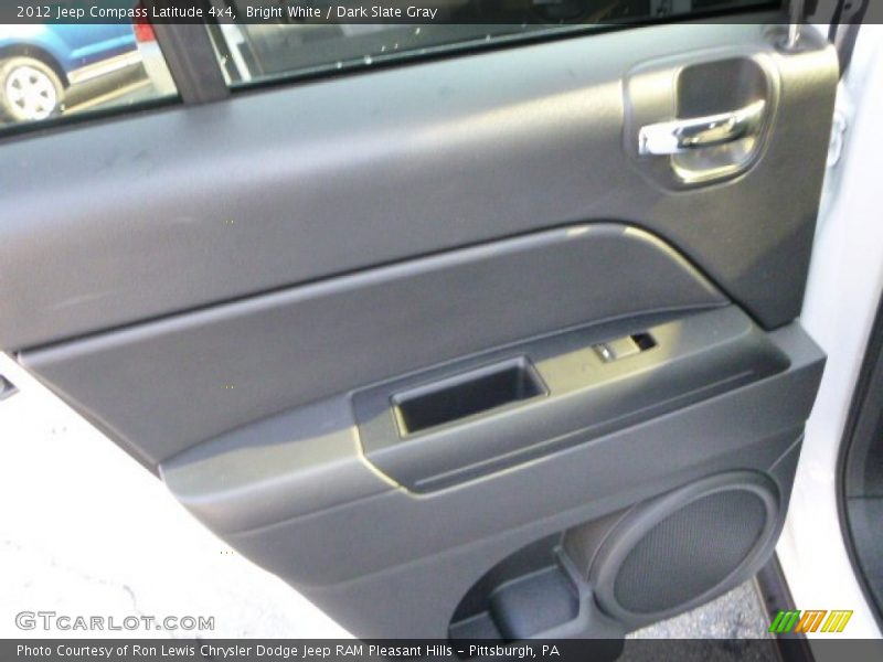 Bright White / Dark Slate Gray 2012 Jeep Compass Latitude 4x4