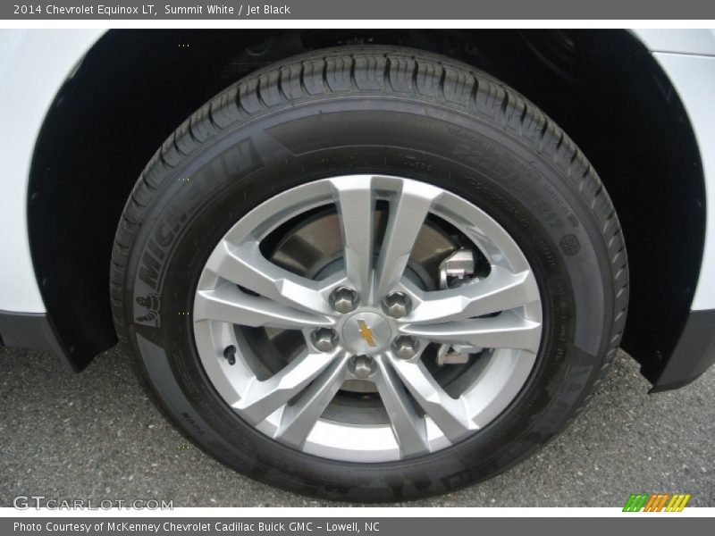 Summit White / Jet Black 2014 Chevrolet Equinox LT