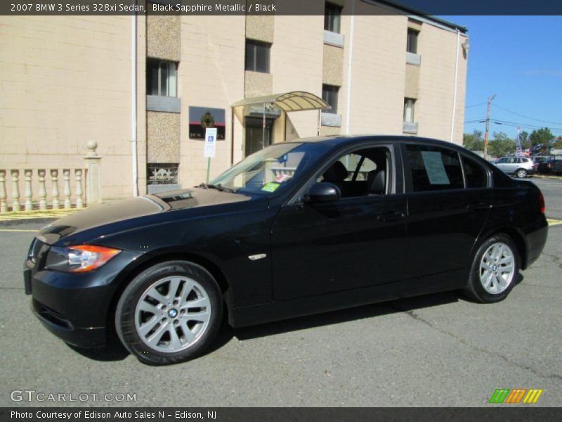 Black Sapphire Metallic / Black 2007 BMW 3 Series 328xi Sedan