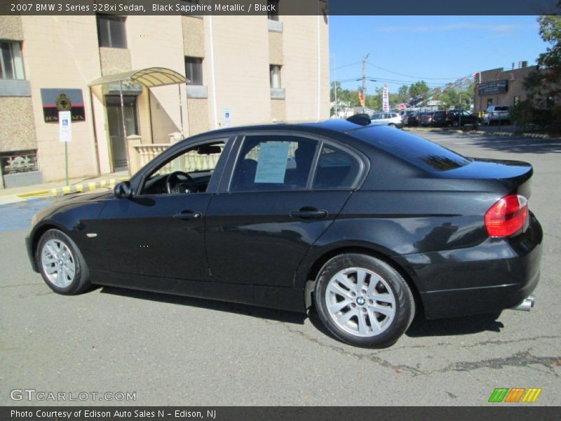 Black Sapphire Metallic / Black 2007 BMW 3 Series 328xi Sedan