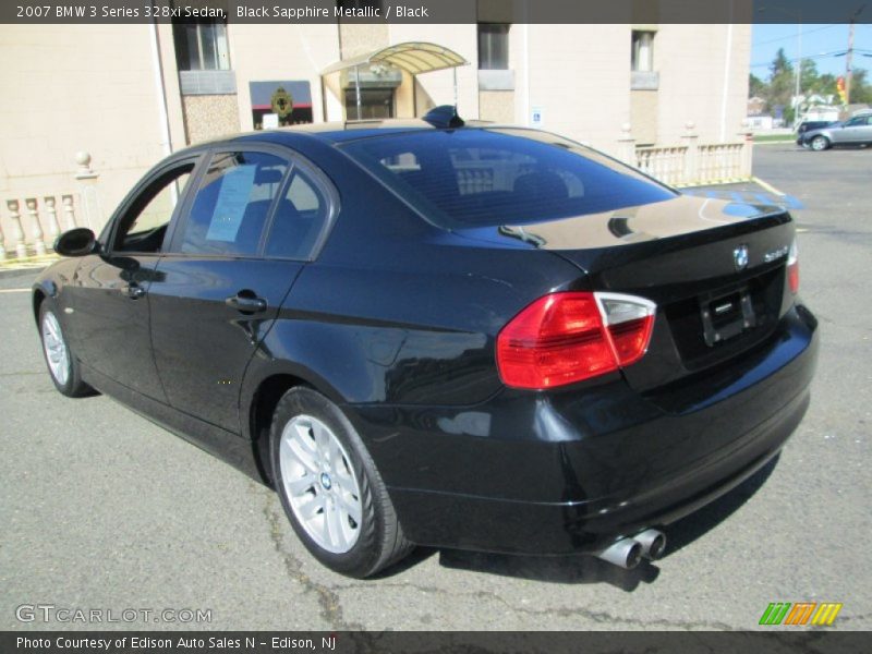 Black Sapphire Metallic / Black 2007 BMW 3 Series 328xi Sedan