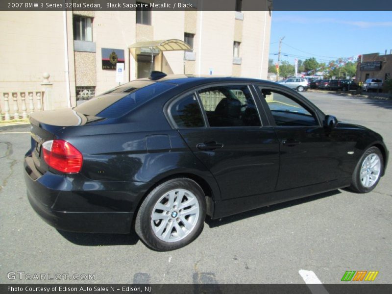 Black Sapphire Metallic / Black 2007 BMW 3 Series 328xi Sedan