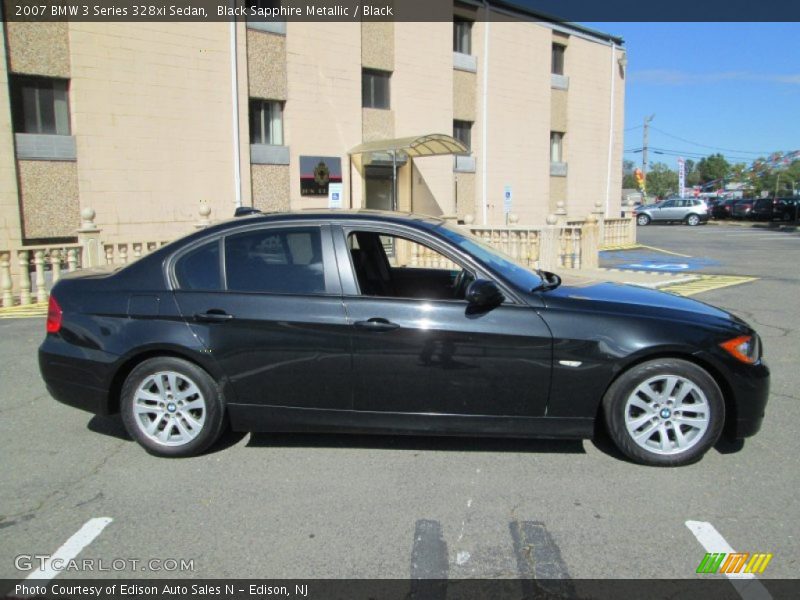 Black Sapphire Metallic / Black 2007 BMW 3 Series 328xi Sedan