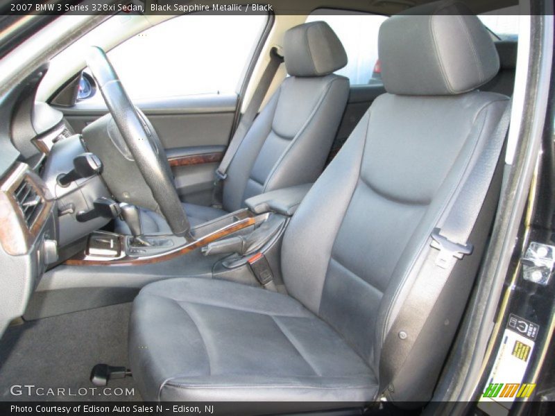 Black Sapphire Metallic / Black 2007 BMW 3 Series 328xi Sedan