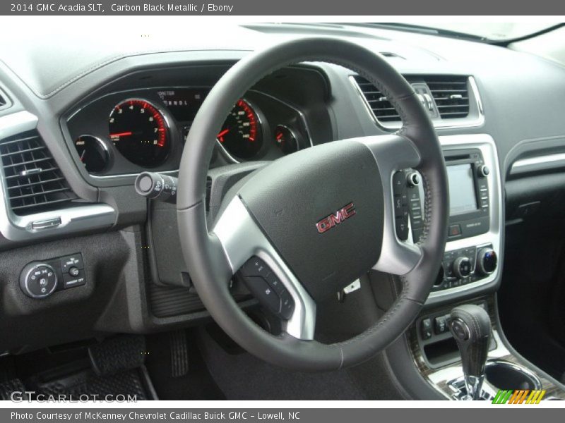 Carbon Black Metallic / Ebony 2014 GMC Acadia SLT