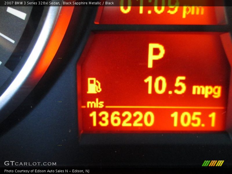 Black Sapphire Metallic / Black 2007 BMW 3 Series 328xi Sedan