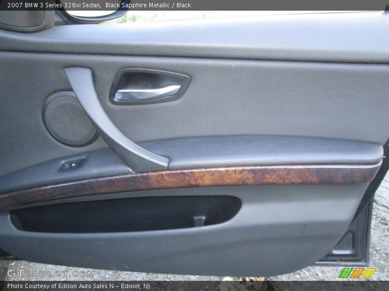 Black Sapphire Metallic / Black 2007 BMW 3 Series 328xi Sedan