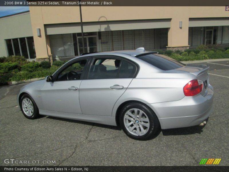 Titanium Silver Metallic / Black 2006 BMW 3 Series 325xi Sedan