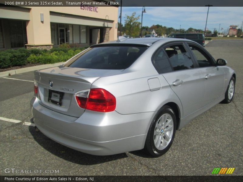 Titanium Silver Metallic / Black 2006 BMW 3 Series 325xi Sedan