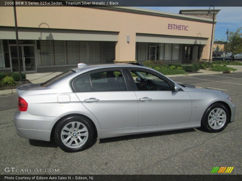 Titanium Silver Metallic / Black 2006 BMW 3 Series 325xi Sedan
