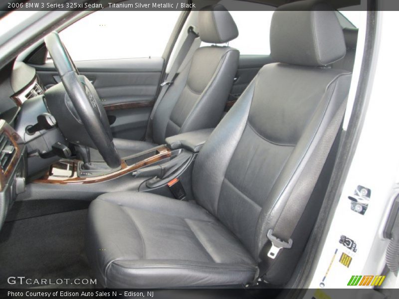 Titanium Silver Metallic / Black 2006 BMW 3 Series 325xi Sedan