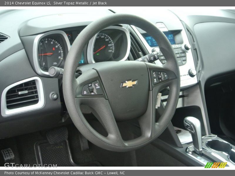 Silver Topaz Metallic / Jet Black 2014 Chevrolet Equinox LS