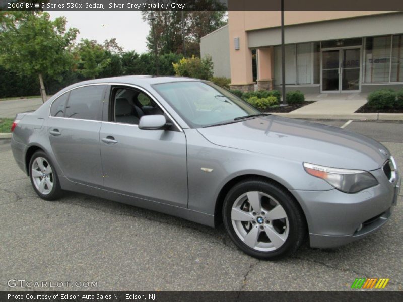 Silver Grey Metallic / Grey 2006 BMW 5 Series 530xi Sedan