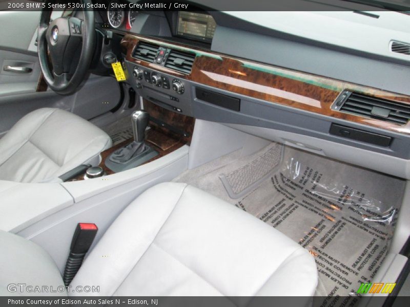 Silver Grey Metallic / Grey 2006 BMW 5 Series 530xi Sedan