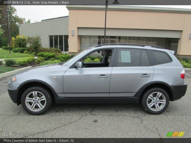 Silver Gray Metallic / Black 2005 BMW X3 3.0i