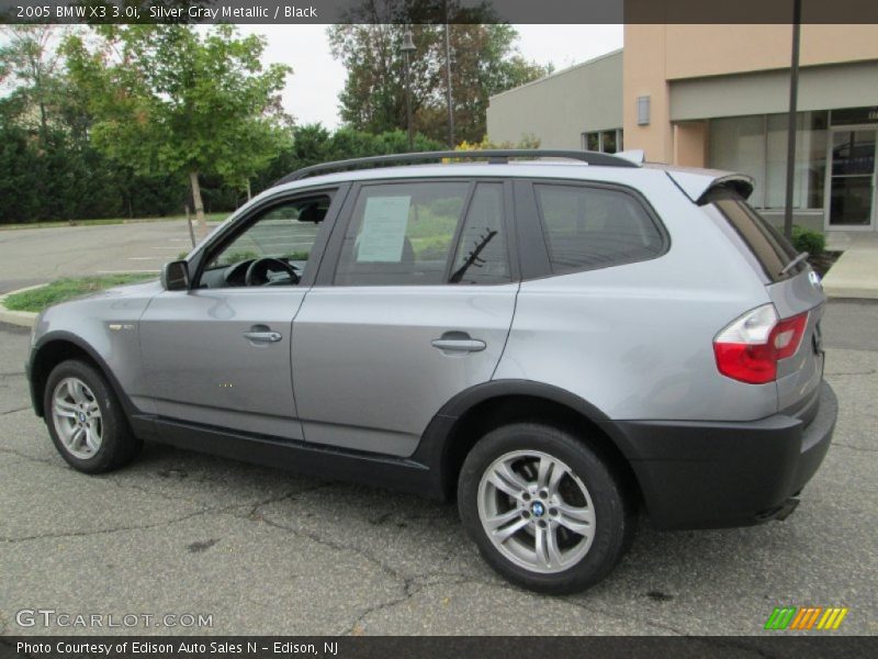 Silver Gray Metallic / Black 2005 BMW X3 3.0i