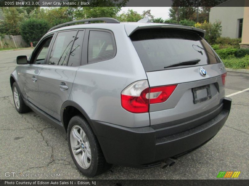 Silver Gray Metallic / Black 2005 BMW X3 3.0i