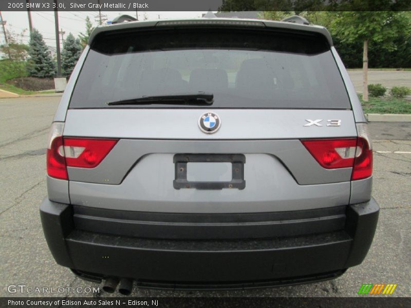 Silver Gray Metallic / Black 2005 BMW X3 3.0i