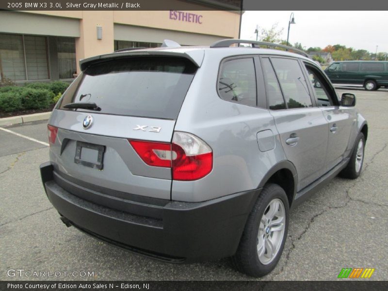 Silver Gray Metallic / Black 2005 BMW X3 3.0i