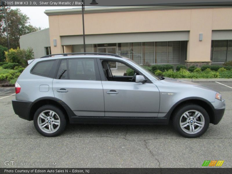 Silver Gray Metallic / Black 2005 BMW X3 3.0i