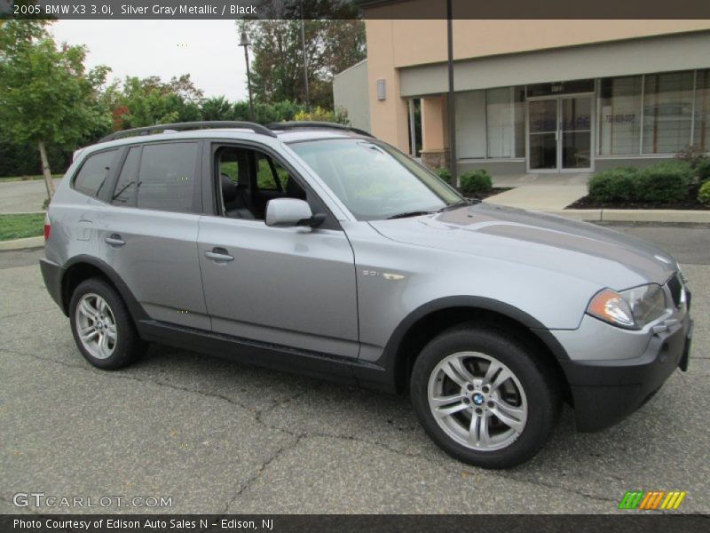 Silver Gray Metallic / Black 2005 BMW X3 3.0i