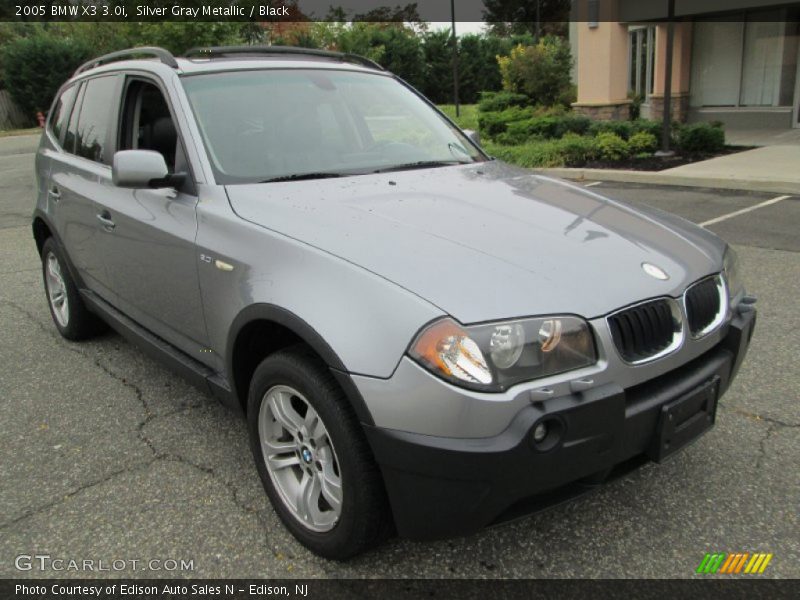 Silver Gray Metallic / Black 2005 BMW X3 3.0i