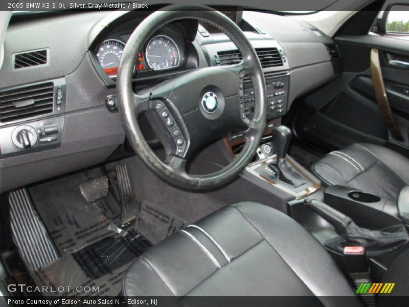 Silver Gray Metallic / Black 2005 BMW X3 3.0i
