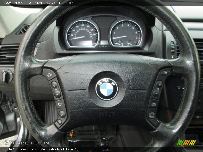 Silver Gray Metallic / Black 2005 BMW X3 3.0i