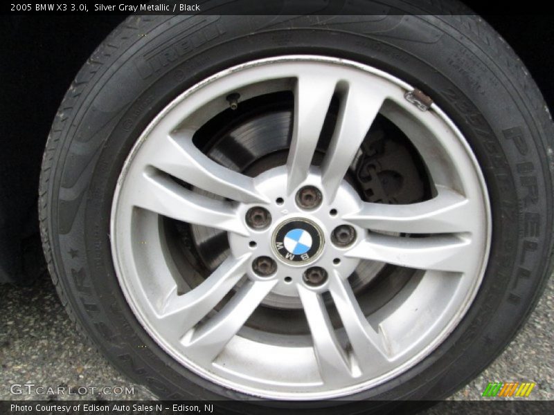 Silver Gray Metallic / Black 2005 BMW X3 3.0i