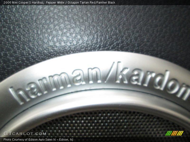 Pepper White / Octagon Tartan Red/Panther Black 2006 Mini Cooper S Hardtop