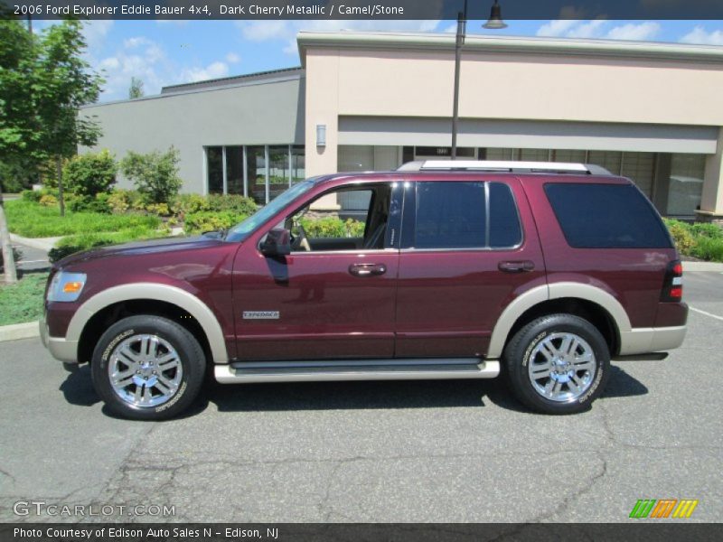 Dark Cherry Metallic / Camel/Stone 2006 Ford Explorer Eddie Bauer 4x4