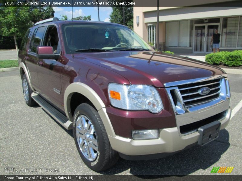 Dark Cherry Metallic / Camel/Stone 2006 Ford Explorer Eddie Bauer 4x4