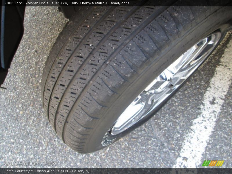 Dark Cherry Metallic / Camel/Stone 2006 Ford Explorer Eddie Bauer 4x4