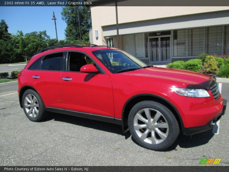 Laser Red / Graphite Black 2003 Infiniti FX 35 AWD