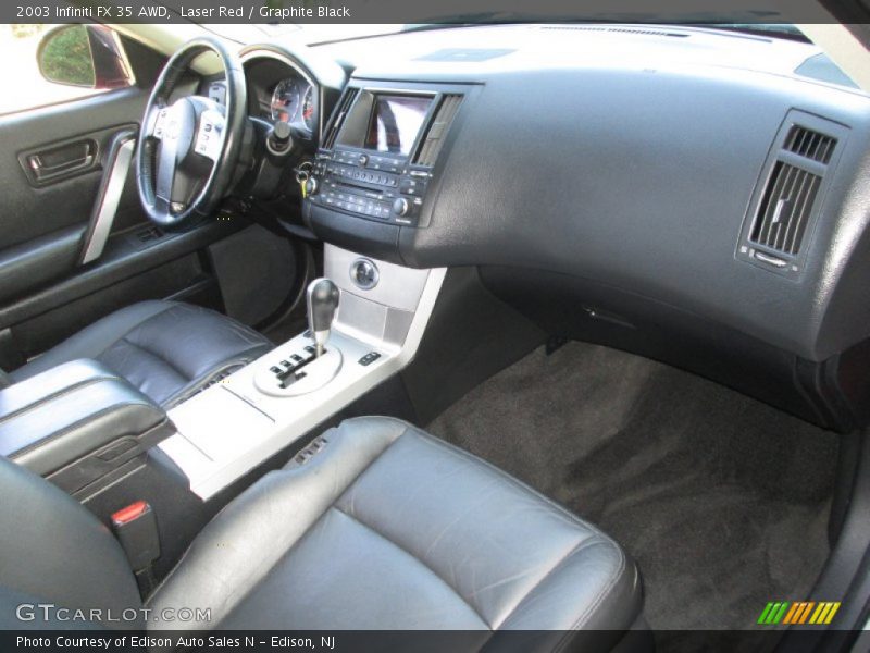 Laser Red / Graphite Black 2003 Infiniti FX 35 AWD